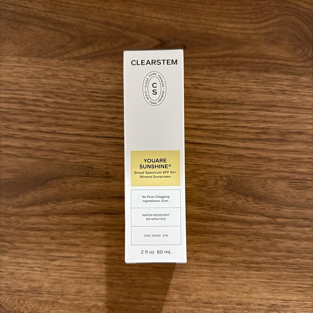 New Clearstem YOUARE SUNSHINE sunscreen